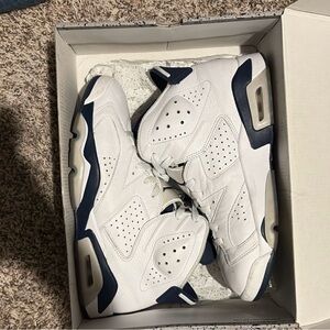 Jordan Sneakers White and Navy